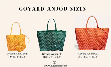 goyard anjou size